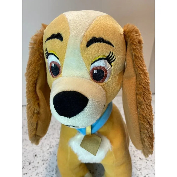 Used Disney Store 12" Lady Plush, Lady and the Tramp Movie Plush, Stuffed Animal - Picture 2 of 6